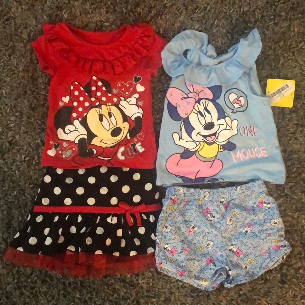 Two Minnie Mouse outfits